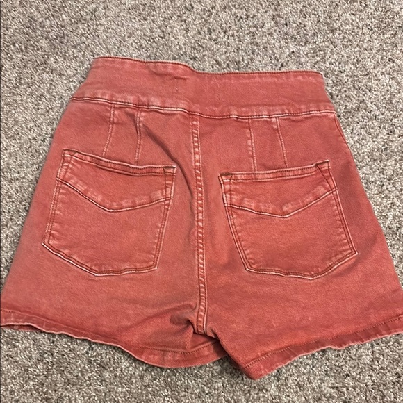 We The Free high waisted Sammi Retro Pink Shorts Size 27 - Picture 4 of 6